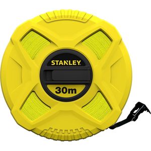 Stanley Landmeter Fiberglas 30m - 12.7mm gesloten kast