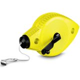 Stanley Slagsnoer aluminium (30 m, waterdichte aluminium behuizing, vergrendelbare zwengel, ook verzonken slot) 0-47-100