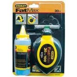 Stanley 0-47-681 FatMax Slaglijnmolen Kit met Slaglijnpoeder en Markeerstift - 30m