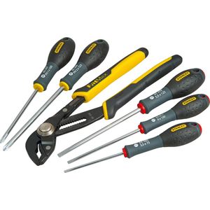 Stanley FatMax - 6 - delige Schroevendraaierset met Waterpomptang