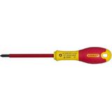 Stanley FatMax Pozidriv PZ2 0-65-419 Schroevendraaier (125 mm zwaardlengte, chroom-vanadium ergonomische SoftGrip handgreep)