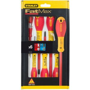 Stanley - FatMax - Geïsoleerde Schroevendraaierset - 6-delig - 1000V