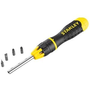 Stanley handgereedschap Multibit Schroevendraaier met Ratel - 0-68-010