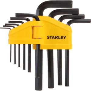 Stanley - Stiftsleutelset - 10dlg - Staal - Kleurcodering