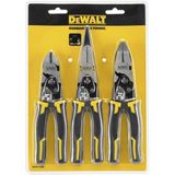 DEWALT DWHT0-70485 Tangenset - 3-delig - Inductiegeharde Snijvlakken - Dubbel Scharnierdesign