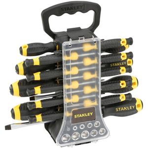 Stanley - 49-delige Schroevendraaierset - Chroom-vanadiumstaal - Zachte Grip