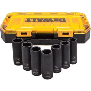 DeWalt Dopsleutelset - Diepe Slagen - 7-delig