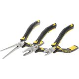 Stanley FatMax Mini Tangenset - 3-delig - Compacte Tangen - Ergonomische Handgrepen