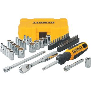 DeWALT DWMT81610-0 1/4 Dopsleutelset 50-delig