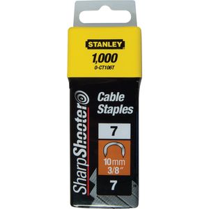 STANLEY - Krammen - 10mm - Type 7 - 1000 Stuks