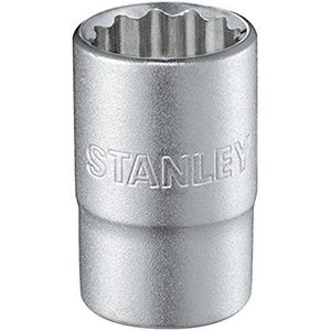 Stanley 1-17-067 12-punts dopsleutel, zilver, 1/2-inch 24 mm