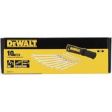 DeWalt - DWMT19227-1 - Ringsteeksleutelset - 10-delig - Gepolijst