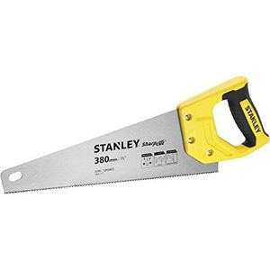 Stanley Handzaag Sharpcut (15""/380 mm, vossenstaart met 11 tanden/inch voor fijn werken, dubbel geslepen, inductie-geharde vertanding) STHT20369-1