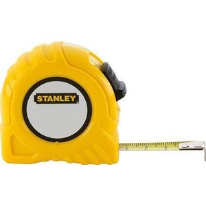 Stanley 1-30 Afmeting 5 m, extra sterk gebogen band, polymeer beschermlaag, eindhaken drievoudig geklonken Size kleur