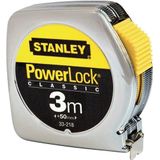 STANLEY Taschenbandmaß Powerlock mit Kunststoffgehäuse 5 m 19 mm breit