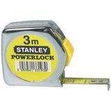 STANLEY Rolbandmaat Powerlock - 3 M - 12.7 Mm - Metaal