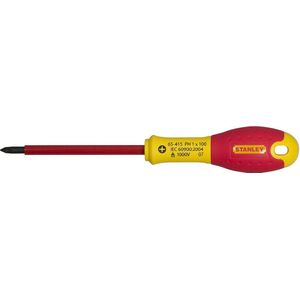 Stanley handgereedschap 1-65-414 FatMax Schroevendraaier - Phillips - VDE - PH0 x 75mm - 1-65-414