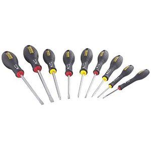 Stanley handgereedschap FATMAX Schroevendraaierset 10-delig - St/Par/Ph/Spanningszoeker - FMHT65439-0 - FMHT65439-0