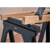 Stanley Schragen Kunststof Opvouwbaar - Draagcapaciteit 360 Kg - Set Van 2