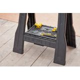 Stanley Schragen Kunststof Opvouwbaar - Draagcapaciteit 360 Kg - Set Van 2