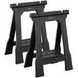 Stanley Schragen Kunststof Opvouwbaar - Draagcapaciteit 360 Kg - Set Van 2