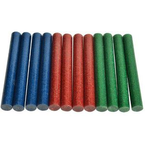 Stanley 170436 Low Temp Lijm Sticks - Rood/Groen/Blauw (12 stuks)