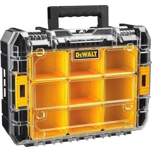 DeWalt DWST1-71194 TSTAK V Organizer - Transparant - Heavy Duty - 2 Grote en 5 Kleine Bakjes