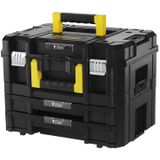STANLEY FMST1-71981 FatMax Tstak Combo II+IV Gereedschapskoffer - ondiepe lades - stapelbaar