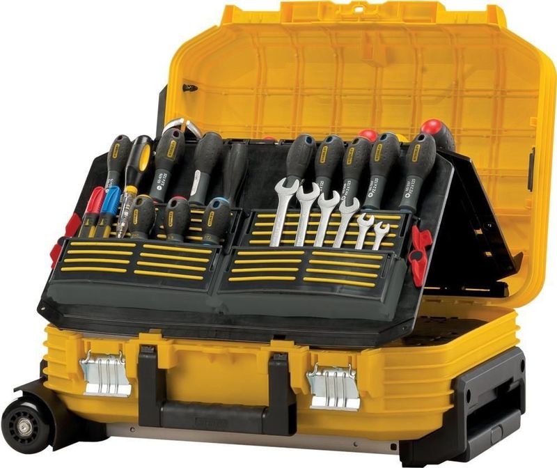 Stanley - FatMax Techniekerskoffer - Gereedschapskoffer - Zwart - Glasvezelsterkte