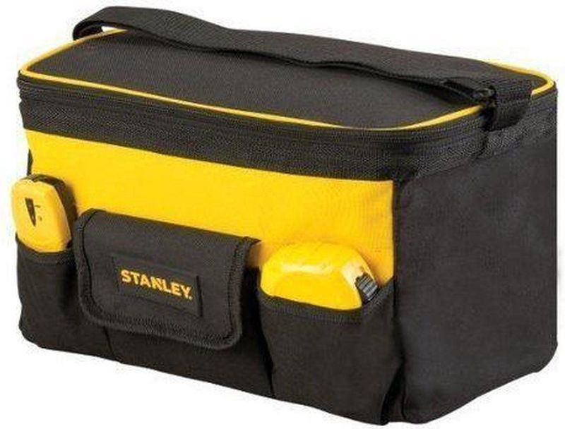 Stanley - Gelosten Gereedschapstas - Zwart - Polyester - Met Schouderriem