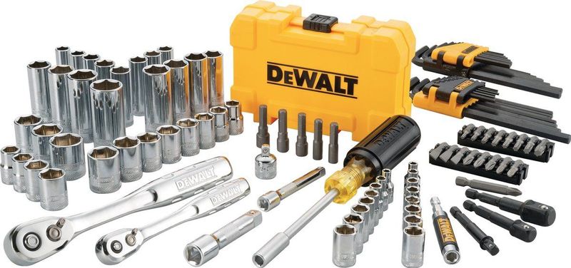 DeWalt - DWMT73801-1 - Gereedschapsset - 108-delig - Duurzame Koffer - Corrosiebestendig