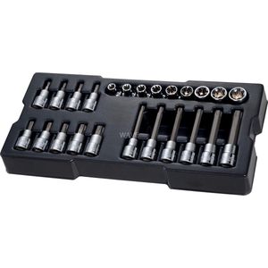 Stanley - Transmodule System - 24-delige Doppenset - VDE & GS-gekwalificeerd