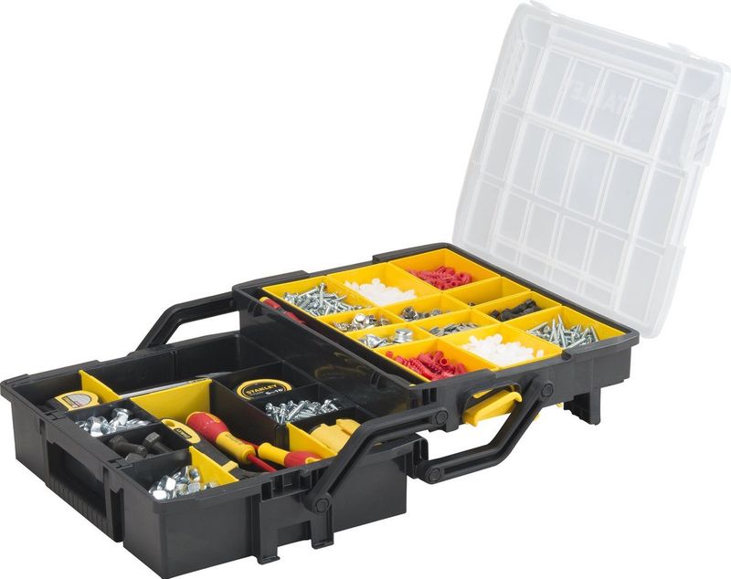 STANLEY Sortmaster - Organizer - Transparant - Multi-Level - Assortimentsdoos