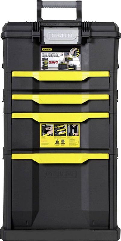 STANLEY Gereedschapswagen 1-79-206 - 3in1 - Telescopische handgreep - Trolley