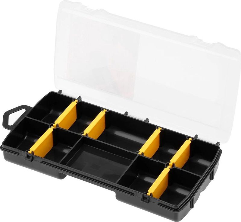 Stanley - Assortimentsdoos - 10 Compartimenten - Transparant - Kunststof