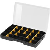 Stanley - STST81680-1 Essential Organizer - Zwart/Geel - 17 Vakken