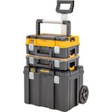 DeWALT - TSTAK Mobile Box Bundle - Gereedschapskoffer - Zwart - Kunststof