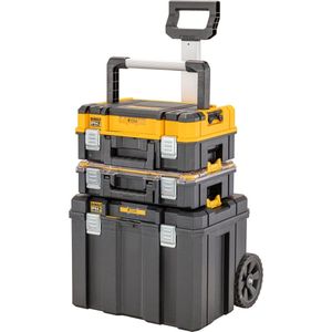 DeWALT - TSTAK Mobile Box Bundle - Gereedschapskoffer - Zwart - Kunststof