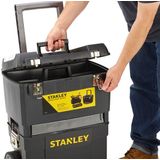 STANLEY - 1-93-968 - Gereedschapswagen - Zwart - Kunststof - 2-in-1