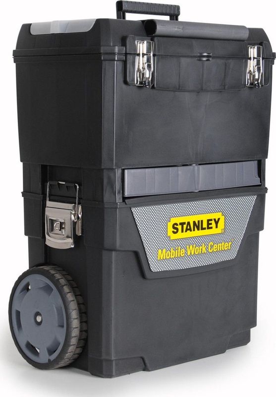 STANLEY - 1-93-968 - Gereedschapswagen - Zwart - Kunststof - 2-in-1