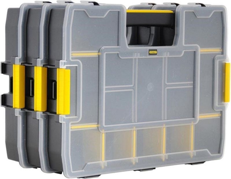 Stanley - Triple-Pack SortMaster Junior - Gereedschapskoffer - Gevuld