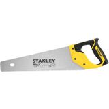 Stanley JetCut handzaag (fijn, 380 mm lengte, 11 tanden/inch, bi-materiaal, hardpoint-vertanding, 45°/90° aanslag) 2-15-594