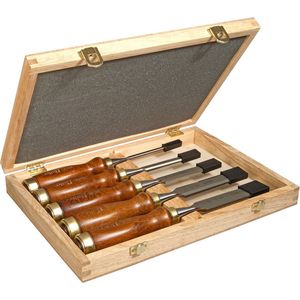 Stanley - 2-16-217 - Houtbeitelset - 5-delig - Houten Kist