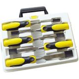 Stanley handgereedschap Steekbeitelset Dynagrip 5Dlg. (6,10,15,20,25 mm) - 2-16-888