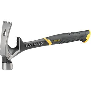 Stanley FMHT51367-2 FatMax demontagehamer (620 g, afgeschuinde nagelsleuf, groot slagoppervlak, extra lange handgreep, ideaal voor stemmen, schrapen, schrapen, schrapen, schrapen, 1 stuk)