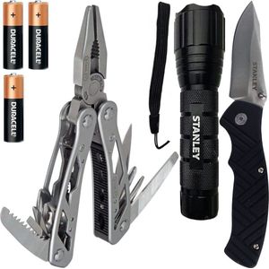 Stanley ST. MULTITOOL 12in1 +FOLDING KNIFE +FLASHLIGHT