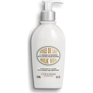 L'OCCITANE Voile de Lait Amande, zoete amandel lichaamsmelk, hydraterend en gladmakend, 240 ml