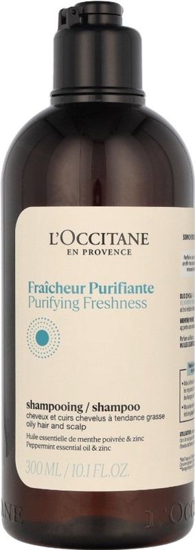 L'Occitane - Essential Oils Freshness Shampoo - 300ml - Siliconen-vrij