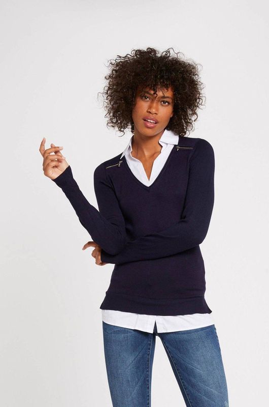 MORGAN - Hemdtrui 2 in 1 - Blauw - Katoen