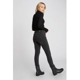 Coltrui - Rolkraag - Lange Mouwen - Zwart - 80% Viscose, 20% Polyamide